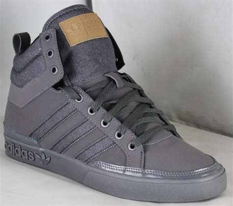 mens grey adidas shoes|grey adidas high tops.